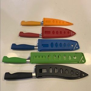 Set of Wolfgang Puck Kitchen Knives